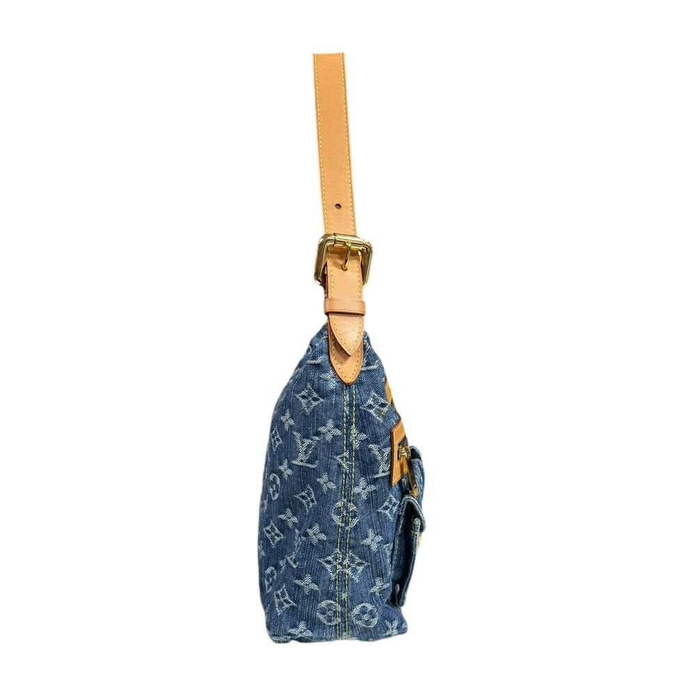 Louis Vuitton Baggy PM Monogram Denim Shoulder Bag Blue - Picture 4 of 9